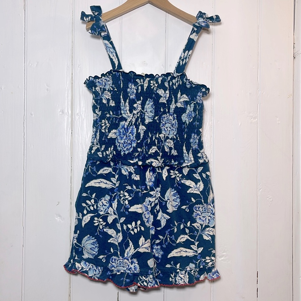 MATILDA JANE EUC Smocked Floral Print Romper
